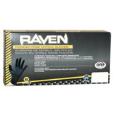 SAS Safety 66517  Raven 7 mil Black Nitrile Disposable Gloves - Medium (100 Gloves per Box) Image 1
