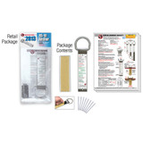 Super Anchor Safety 2813AR  RS-10 Single D-Ring Roof Anchor Stainless Strap Image 1