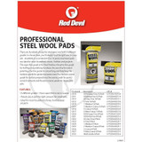Red Devil 0322  #00 Very Fine Steel Wool - 8 per Package Image 1