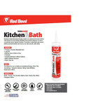 Red Devil 0406  Kitchen & Bath Siliconized Acrylic Sealant 10.1 FL. OZ. Cartridge White Image 1