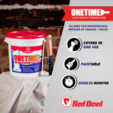 Red Devil 0542  Onetime Lightweight Spackling 1/2 Pint Tub Image 1