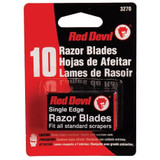 Red Devil 3270  Single Edge Razor Blades - 10 Blades per Package Image 1