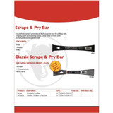 Red Devil 4050CL  1-3/4" x 9-5/8" Classic Scrape'n Pry Bar Image 1