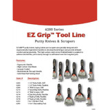 Red Devil 6213  EZ Grip Professional Series 4" Stiff Putty Knife Image 1 Red Devil 6213  EZ Grip Professional Series 4" Stiff Putty Knife Image 1