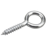 Richelieu 259XR  1/4" x 2-3/8" Screw Eye with Zinc Finish - 4 per Package Image 0