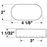 Peterson V108WA  Clearance/Side Marker Light   Ambe/Reflectiver Image 1