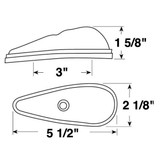 Peterson V118A  Ford Cab Marker Light   Amber Image 1