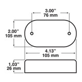 Peterson V180A LED Clearance Light  Amber Image 1