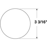 Peterson V475R  Reflector   Round Quick Mount   Red   1 per pack. Image 1