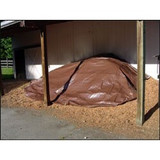 Dry Top 10068 Medium Duty Tarp, 6x8 Feet, Brown/Green Image 1