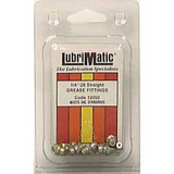 LubriMatic 11-101  1/4"-28 SAE Straight Short Grease Fittings - 10 per Package Image 1