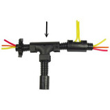 Pico 5110C  Convoluted Tubing (Split Loom) 3/8"-3/8"-3/8" ID Tee Fitting / Connector 1 per Bag Image 1
