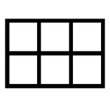 Pico 0001A  6-1/2" x 3-1/2" x 1-1/2" Empty 6 Compartment Flex Plastic Kit Box Image 1
