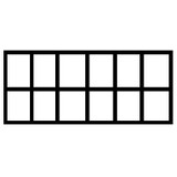 Pico 0010A  7" x 4-1/2" x 1-1/2" Empty 12 Compartment Flex Plastic Kit Box Image 1