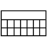 Pico 0011A  10-3/4" x 7" x 1-1/2" Empty 15 Compartment Flex Plastic Kit Box Image 1
