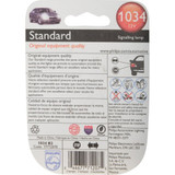 Philips 1034  Standard Miniature Bulbs - 2 Bulbs per Package (1034B2) Image 1