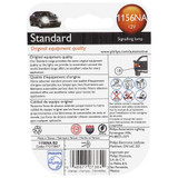 Philips 1156NA  Standard Miniature Bulbs - Natural Amber - 2 Bulbs per Package (1156NAB2) Image 1