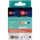 Philips 1156RLED  Ultinon LED - Red - 2 per Package Image 1