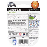 Philips W1.2W  LongerLife Miniature Bulbs - 2 Bulbs per Package (12516LLB2) Image 1