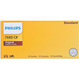 Philips 7440  Standard Miniature Bulbs Commercial Pack - 10 Bulbs per Package (7440CP)  Image 1