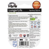 Philips 7440NALL  LongerLife Miniature Bulbs - Natural Amber - 2 Bulbs per Package (7440NALLB2) Image 1