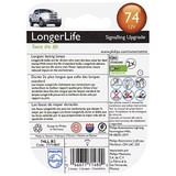 Philips 74LL  LongerLife Miniature Bulbs - 2 Bulbs per Package (74LLB2) Image 1