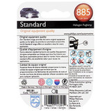 Philips 885  Standard Halogen Replacement Front Fog / Driving Light Bulb - 1 per Package (885B1) Image 1