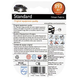 Philips 893  Standard Halogen Replacement Front Fog / Driving Light Bulb - 1 per Package (893B1) Image 1 Philips 893  Standard Halogen Replacement Front Fog / Driving Light Bulb - 1 per Package (893B1) Image 1