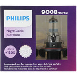 Philips 9008  NightGuide Platinum Upgrade Headlight Bulbs - 2 per Package (9008NGPS2) Image 1