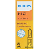 Philips H1  Standard Halogen Replacement Headlight Bulb - 1 per Box (H1C1) (12258C1) Image 1