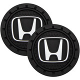 Plasticolor 675R01  Cup Holder Coasters with Honda Logo - 2 per Package Image 1
