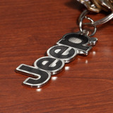 PlastiColor 4266R01  Enamel Key Chain with Jeep Logo Image 1