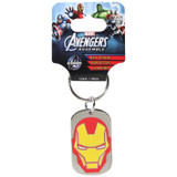 PlastiColor 4337R01  Enamel Key Chain with Marvel Iron Man Image 1