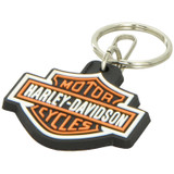 PlastiColor 4179  Plastisol Key Chain with Harley-Davidson Logo Image 1