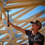 Stiletto TIB15SC  15-oz TIBONE Titanium Hammer Smooth Face with Curved Handle Image 1