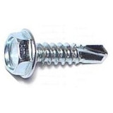 Midwest Fastener 10279  #10 x 3/4" Hex Washer Head Self-Drilling Screws Zinc Plated - 70 per Package Image 1