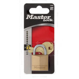 Master Lock 130D  1-3/16" Wide Solid Brass Body Padlock with 5/8" Shacle Height Image 1