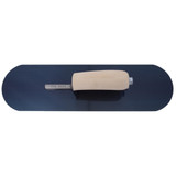 QLT by Marshalltown PT164B  Blue Steel 16" x 4-1/2" Pool Trowel with Wood Handle (13127) Image 1