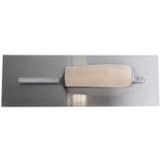 QLT by Marshalltown FT362  Stainless Steel 12" x 4" Riveted Finishing Trowels with Wood Handle (13801) Image 1
