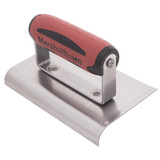 Marshalltown 138D  6" x 4"  Curved Ends Hand Edger with DuraSoft Handle with 1/2" Radius and 5/8" Lip (14149) Image 1