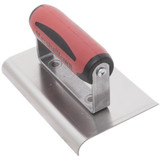Marshalltown 156SSD  6" x 4"  Curved Ends Hand Edger with DuraSoft Handle with 3/8" Radius and 1/2" Lip (14182) Image 1