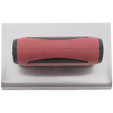 Marshalltown 138SSD  6" x 4"  Curved Ends Hand Edger with DuraSoft Handle with 1/2" Radius and 5/8" Lip (14184) Image 1