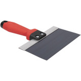 Wal-Board Tools 018-028  8" Blue Steel Blade Taping Knife with Tuff-Grip Handle (TG-08) (40047) Image 1