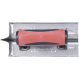 Marshalltown 180D  6" x 3" Stainless Steel Concrete Hand Groover with DuraSoft Handle (14102) Image 1
