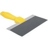 Wal-Board Tools 021-020  10" x 3" Blue Spring Steel Blade Taping Knife with Textured Handle (TH-10) (40075) Image 1