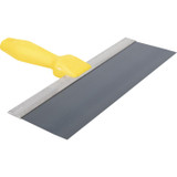 Wal-Board Tools 021-024  14" x 3" Blue Spring Steel Blade Taping Knife with Textured Handle (TH-14) (40077) Image 1