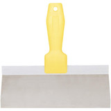 Wal-Board Tools 021-040  10" x 3" Stainless Steel Blade Taping Knife with Textured Handle (THS-10) (40080) Image 1