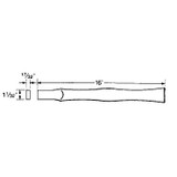 Vaughan 602-02  16" Replacement Handle Adze Eye for 20-oz Claw Hammer - Supreme Grade (60202) Image 1 Vaughan 602-02  16" Replacement Handle Adze Eye for 20-oz Claw Hammer - Supreme Grade (60202) Image 1