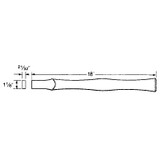 Vaughan 612-82  17-1/2" Replacement Handle Adze Eye for 28-32 oz Claw Hammer - Supreme Grade (61282) Image 1 Vaughan 612-82  17-1/2" Replacement Handle Adze Eye for 28-32 oz Claw Hammer - Supreme Grade (61282) Image 1