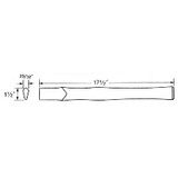 Vaughan 641-82  17-1/2" Replacement Straight Hatchet Style Handle for 23-oz California Framer Hammer - Supreme Grade (64182) Image 1